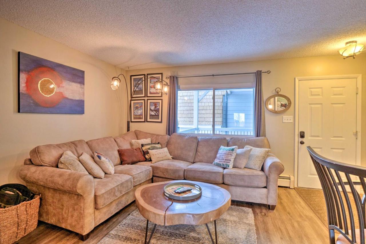 Main St Breck Condo With Mtn Views - Walk To Lifts! Breckenridge Bagian luar foto
